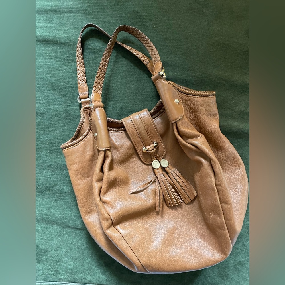 Authentic Gucci Brown Leather Satchel